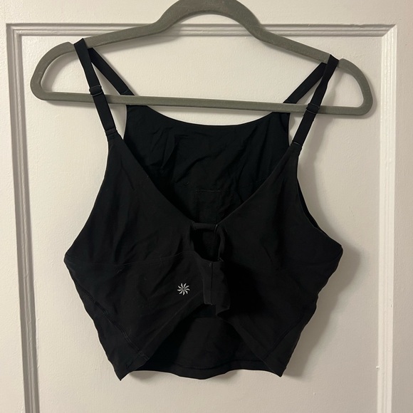 Athleta Black Cropped Tank - Picture 2 of 2